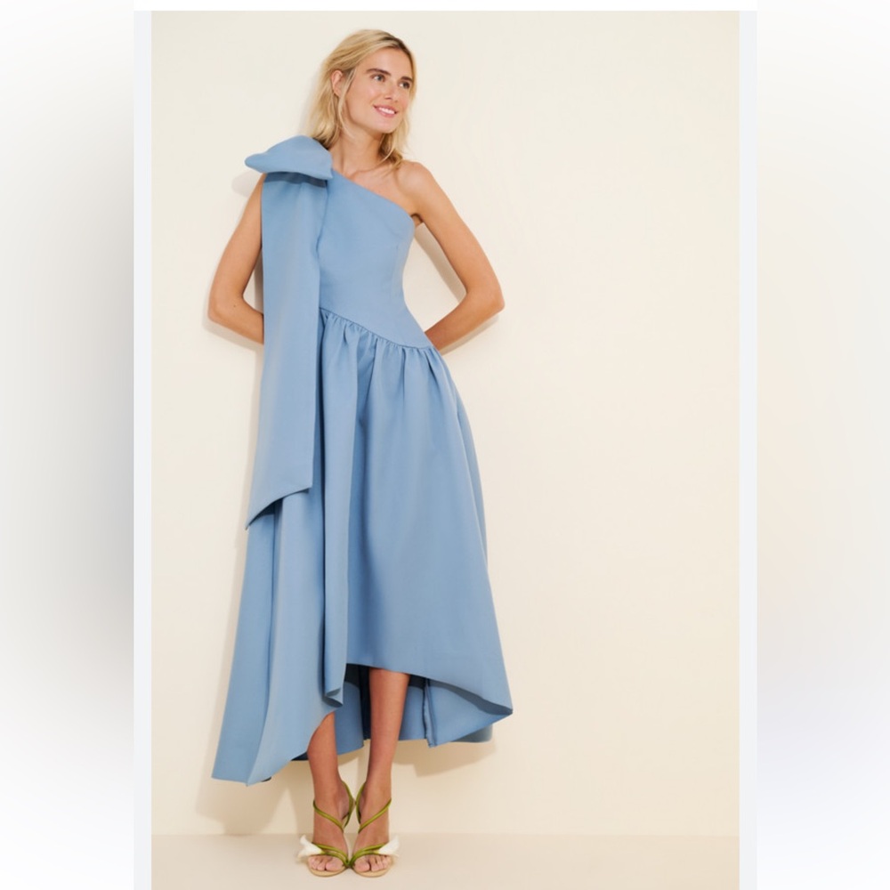 Elliatt Powder Blue One-Shoulder High-Low Dress